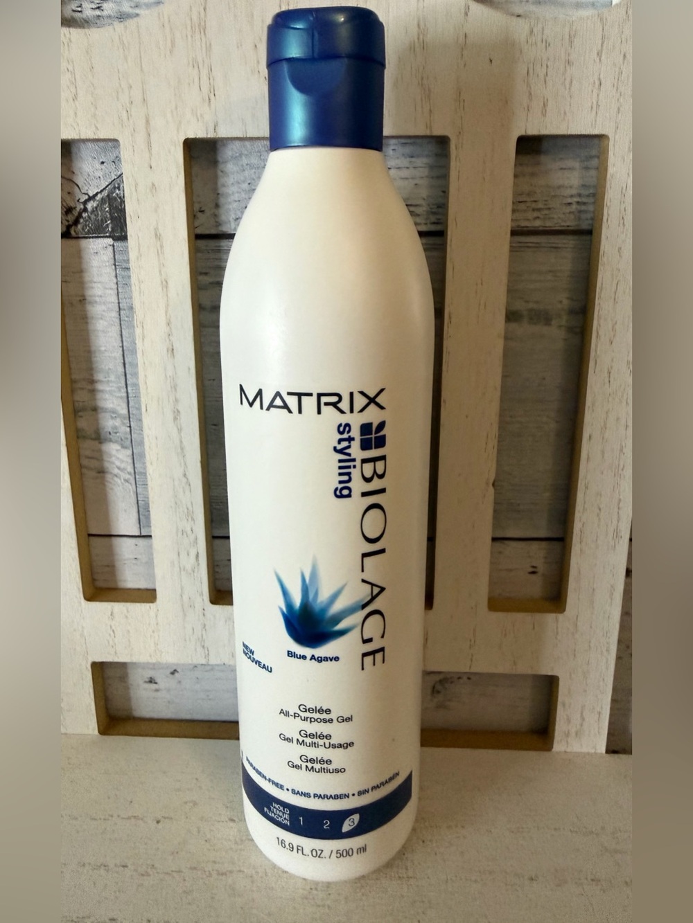 Matrix Biolage Styling Blue Agave Gelee 16.9oz Firm All Purpose Hair Gel New